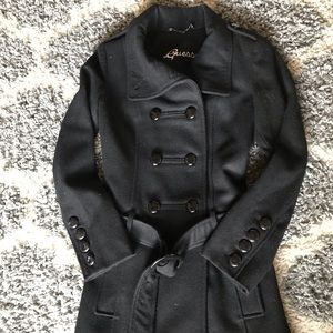 Women’s Guess Double Breasted Peacoat